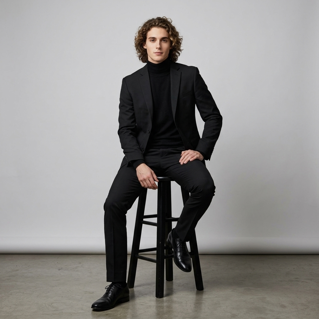 Professional Studio Portrait AI Prompt