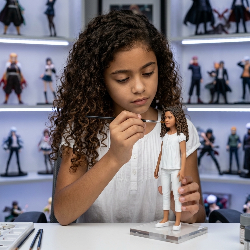 Hyper-Realistic Miniature Figure AI Prompt